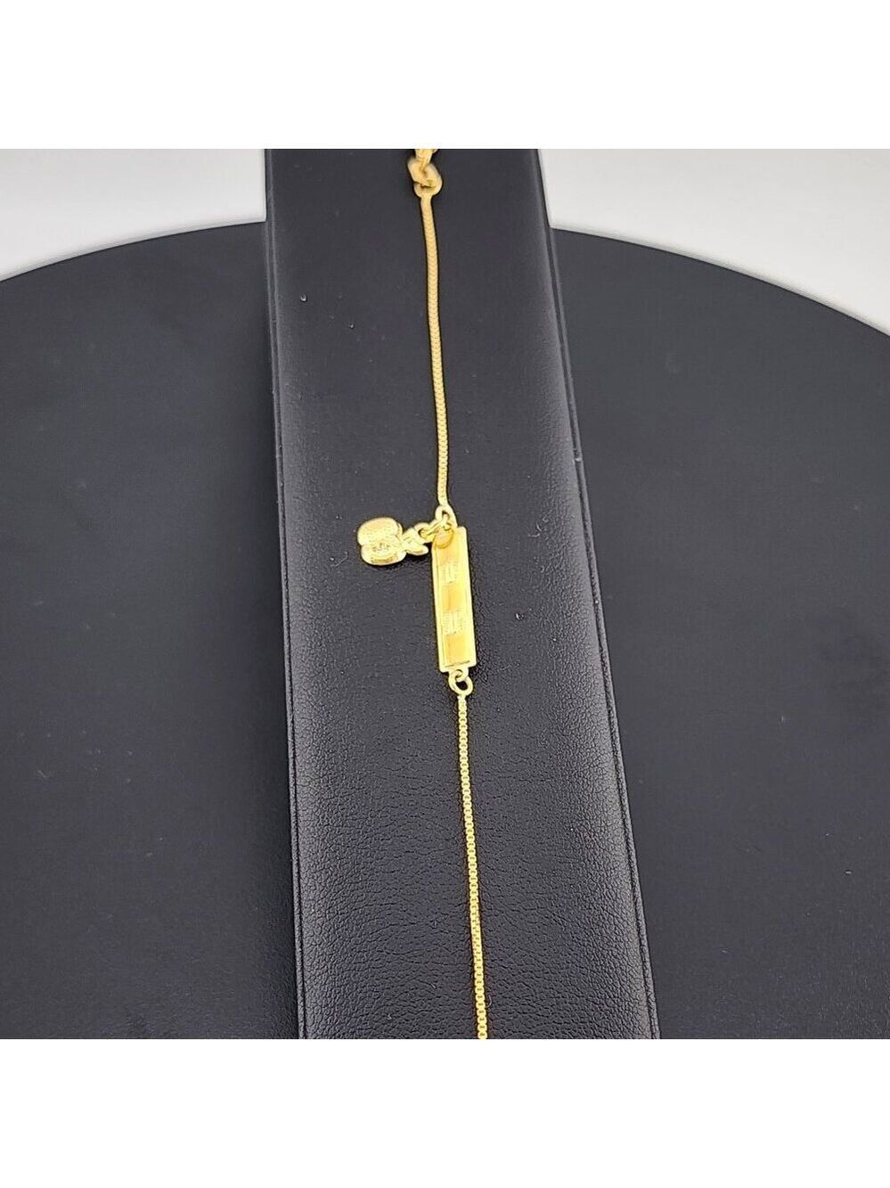 Brazilian 18k Gold Filled Bracelet with Apple Charm